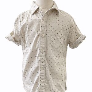 Toddler Boys Polka Dot Button-Up Shirt Size 4